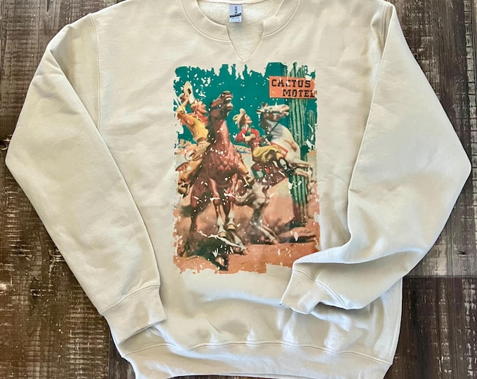 Cactus Motel Cowboy Sweatshirt