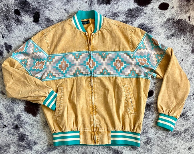 90s Inspired Vintage Bomber Jacket