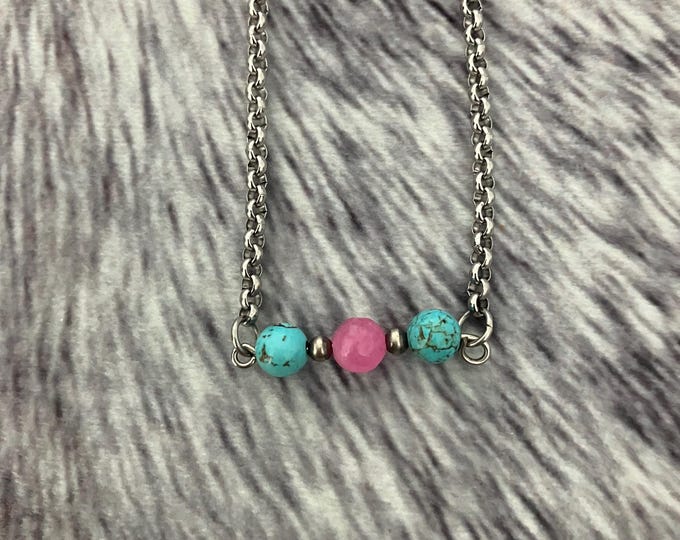 Bubblegum Bar Necklace