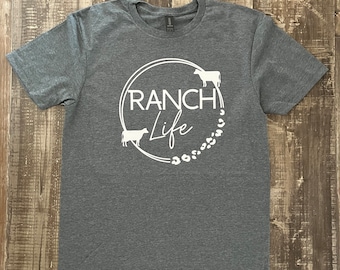 Ranch Life | Ranch T-shirt | Western Lifestyle | Women's Crewneck |