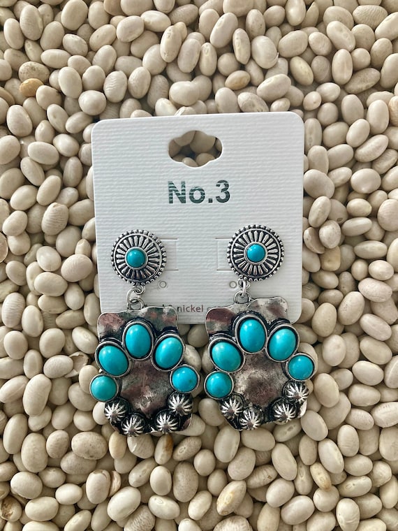 Turquoise Squash Earrings
