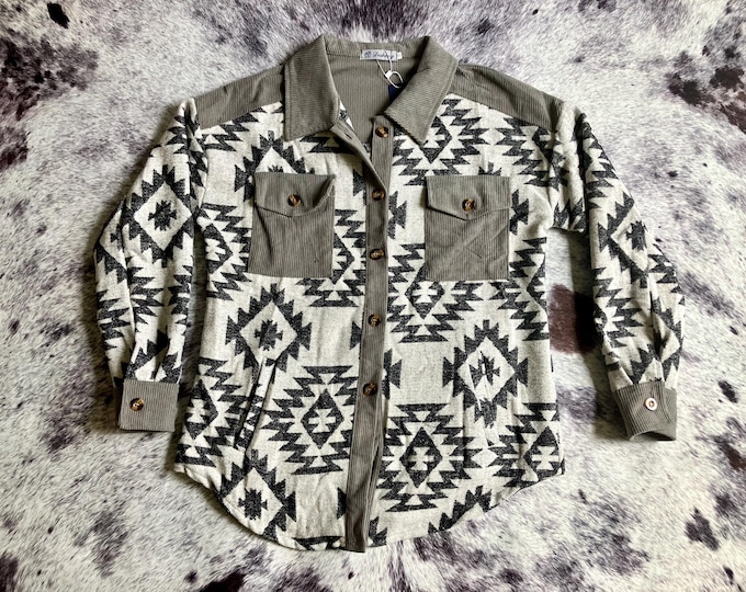 Southwestern Aztec Shacket