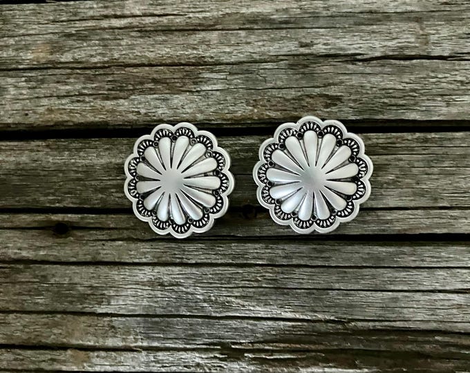 Western Concho Earrings