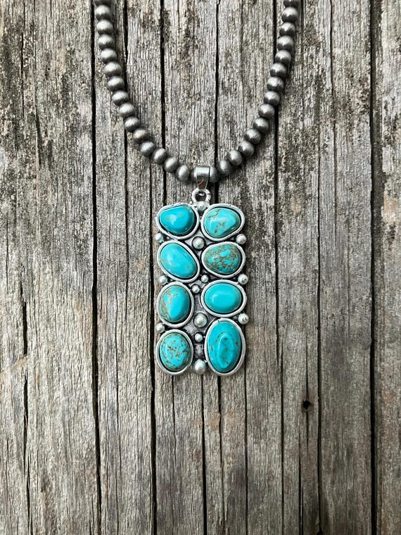 Western Sky Turquoise Pendant