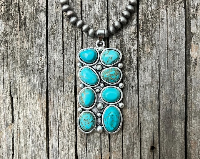Western Sky Turquoise Pendant