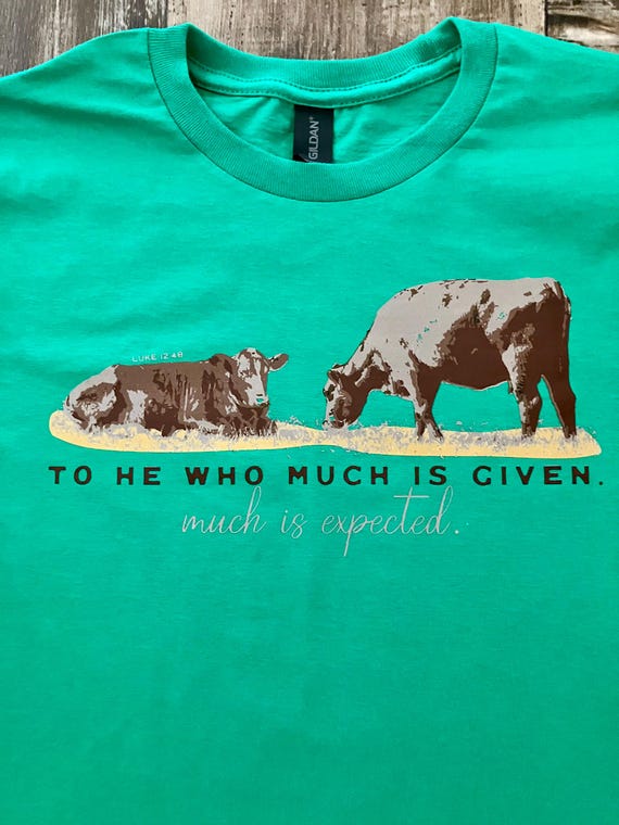 To He Who Much Is Given, Much Is Expected