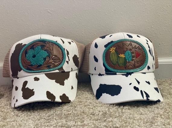 Leather Patch Western Snapback Ballcap