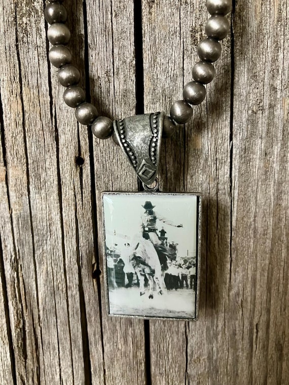Life is a Rodeo Pendant