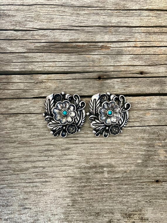 Turquoise Bloom Earrings