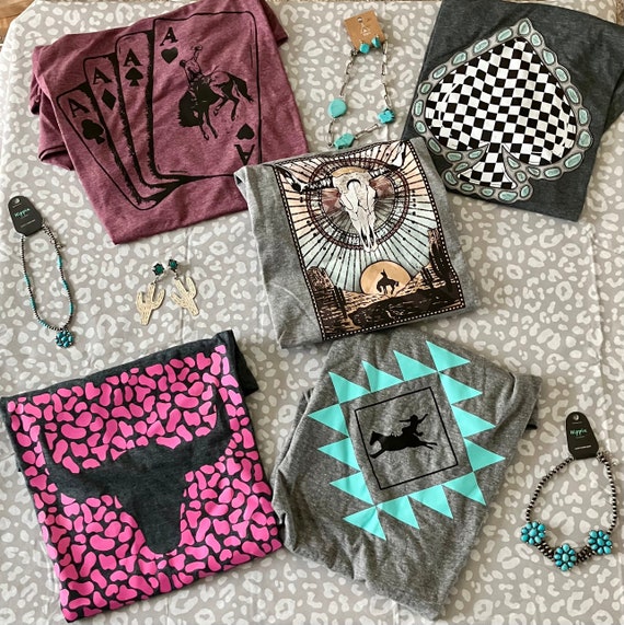 Western T-shirt grab bags, Western Mystery Box