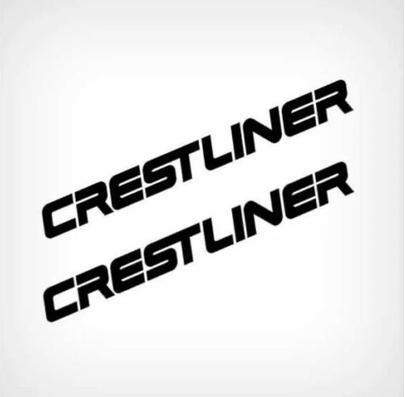 Crestliner Logo Boat Marine Decals set of 2 OEM New Oracle Etsy Ireland