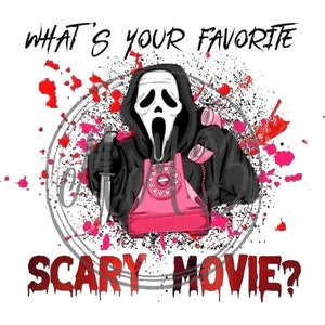 Ghost Face: What's Your Favorite Scary Movie PRINTS and STICKERS – Art Lab  Candy