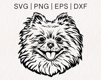 Formati SVG Pomerania / Tazza Pomerania / Mamma cane SVG / Mamma pelosa SVG / Formati SVG PNG EPS DXF