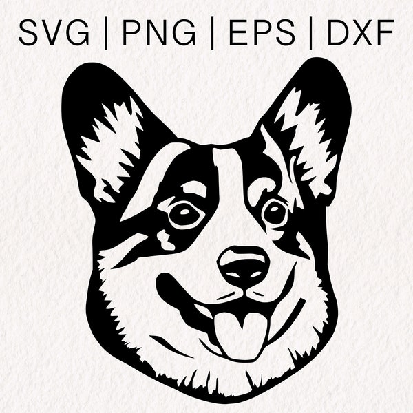 Corgi SVG | Dog Face Vector | Corgi Clip Art | Corgi Butt svg | Goldendoodle svg