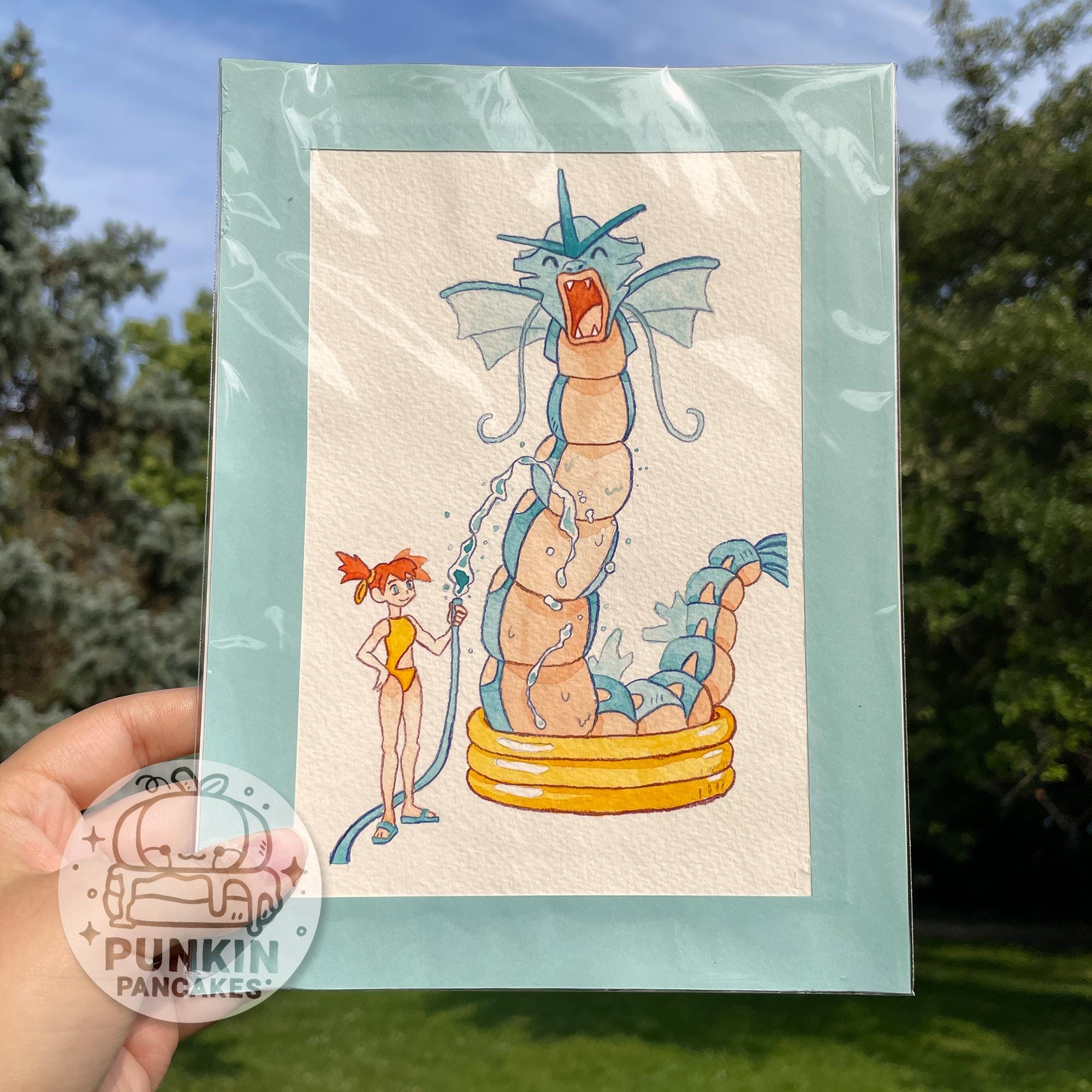 Gyarados painting - Etsy 日本