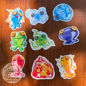 Transparante ChuChu-stickers | Leuke Zelda-sticker | Laptop, bidon, dagboeksticker