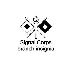 Signal Corps Branch Insignia in PDF, SVG, and DXF file formats