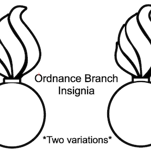 Ordnance Branch Insignia-leger