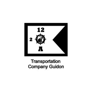 Army Transportation Corp Company Guidon digital download in PDF, DXF, and SVG file formats