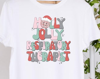 Terapista respiratorio Png Holly Jolly Png Natale Terapista respiratorio Infermiere Png Maglietta terapista respiratorio TIN Png Infermiere di Natale