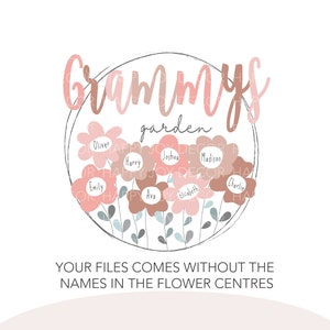 Grammys Jardín Personalizable Grammy PNG Custom Grammy Png Plantillas Daisy Png Flores Silvestres Floral Clipart Día de las Madres Camisa Png Grammys Camisa
