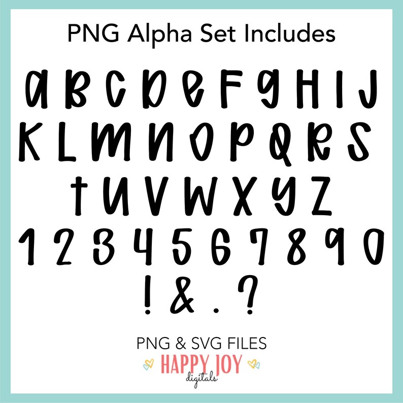 Halloween Preppy Letters & Numbers PNG Bundle Preppy Halloween Doodle ...
