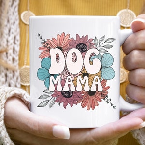 Dog Mama Kind Of Girl - Gift For Dog Lovers - Personalized Mug (Double