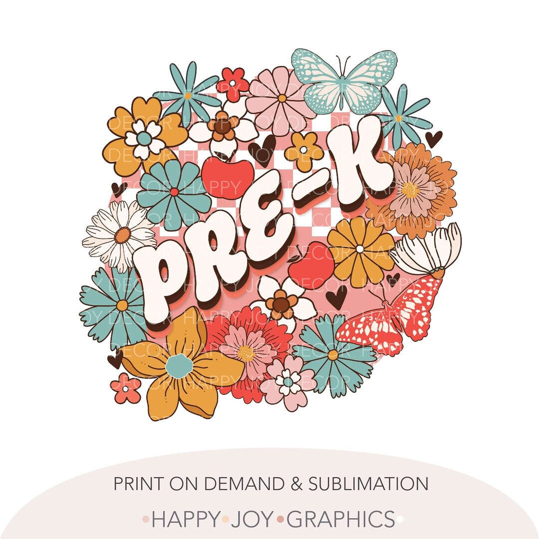 Pre K Png, Kindergarten Teacher Png, Kindergarten Sublimation, Pre K