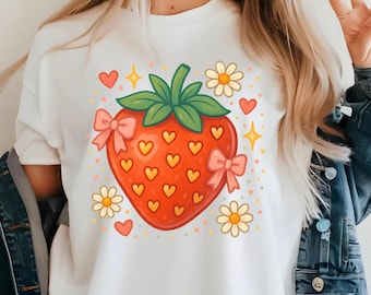 ストロベリーコケットPNG プレッピーストロベリーPNG 花柄ストロベリーフェスティバルPNG 夏のフルーツベリー 夏のストロベリーPNG ボヘミアンサマーPNG