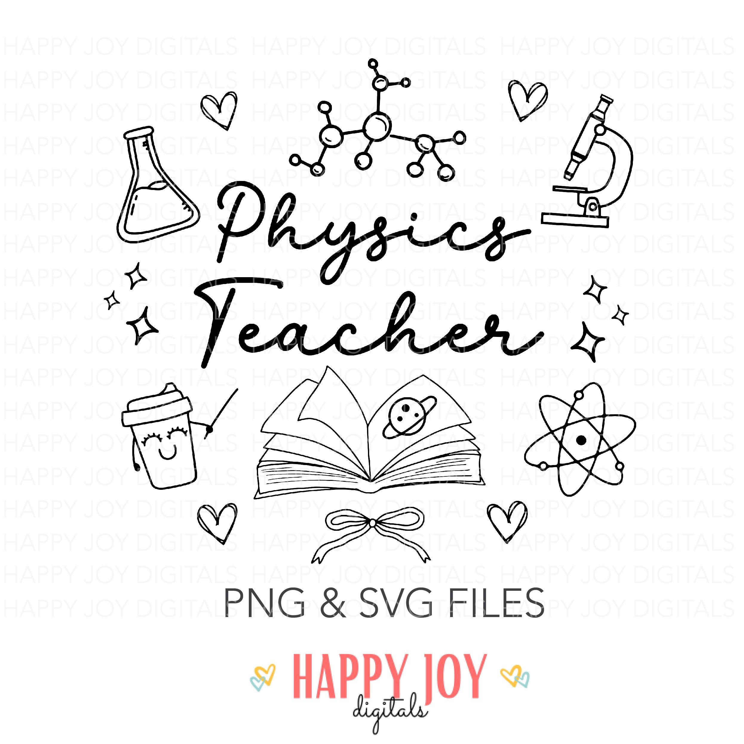 Physics Teacher Svg Physics Teacher Shirt Coquette Teacher Science ...