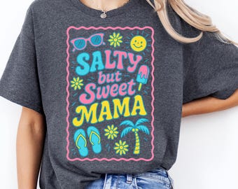 Salty Mama Png Mom Beach Vibes Png Summer Vacay Beach Club Shirt Summer Mama Png Beach Bum T Shirt Mama Summertime Shirt Hot Mom Summer