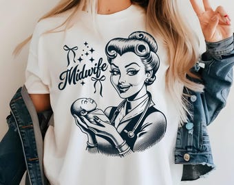 Hebamme Png Hebamme Shirt Retro Krankenschwester Png Arbeit Und Lieferung Png Hebamme Geschenk Krankenschwester Hebamme Krankenschwester Vintage Krankenschwester Png 1950er Jahre Retro Mädchen Clipart