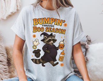 Halloween Raccoon Pregnancy Png Raccoon Baby Bump Shirt Png Fall Pregnancy Announcement Baby Coming Soon Halloween Pregnancy Expecting Mom