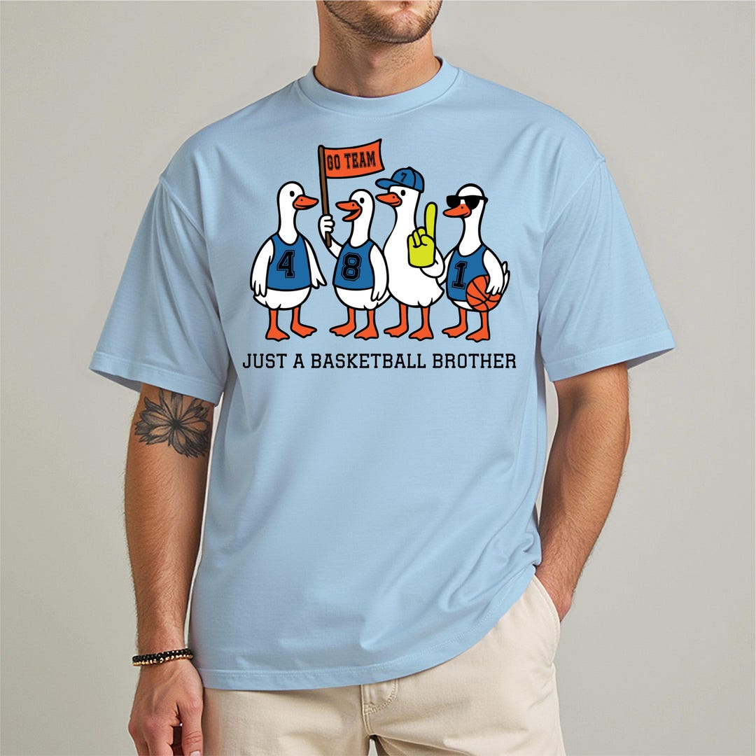 Basketball Brother Svg Funny Goose Svg Basketball Svg Sport Brother Png ...