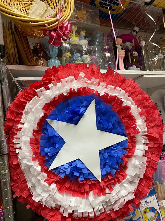 Captain America Shield Piñata | Etsy