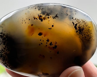 Dendritic Agate, palm stones selection