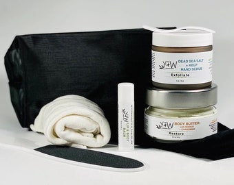 No More Dry Skin Bundle - The Y & W Laboratory | 100% Plant-Based | Self-Care Gift Set | Birthday | Holiday | Mother's Day | Father's Day
