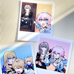 Honkai Sternenschiene Polaroid Prints
