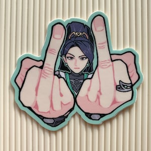 Sticker mat sauge