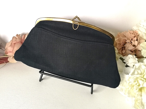 Designer black clutch purse hotsell