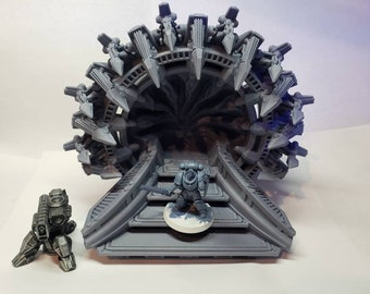 Scatter Terrain - Sci-fi Portal Warp Gate - The dragons Rest