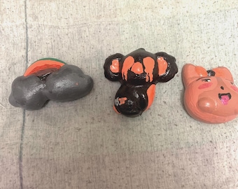 Squishy Makeover Custom Repaint deco toy Halloween theme