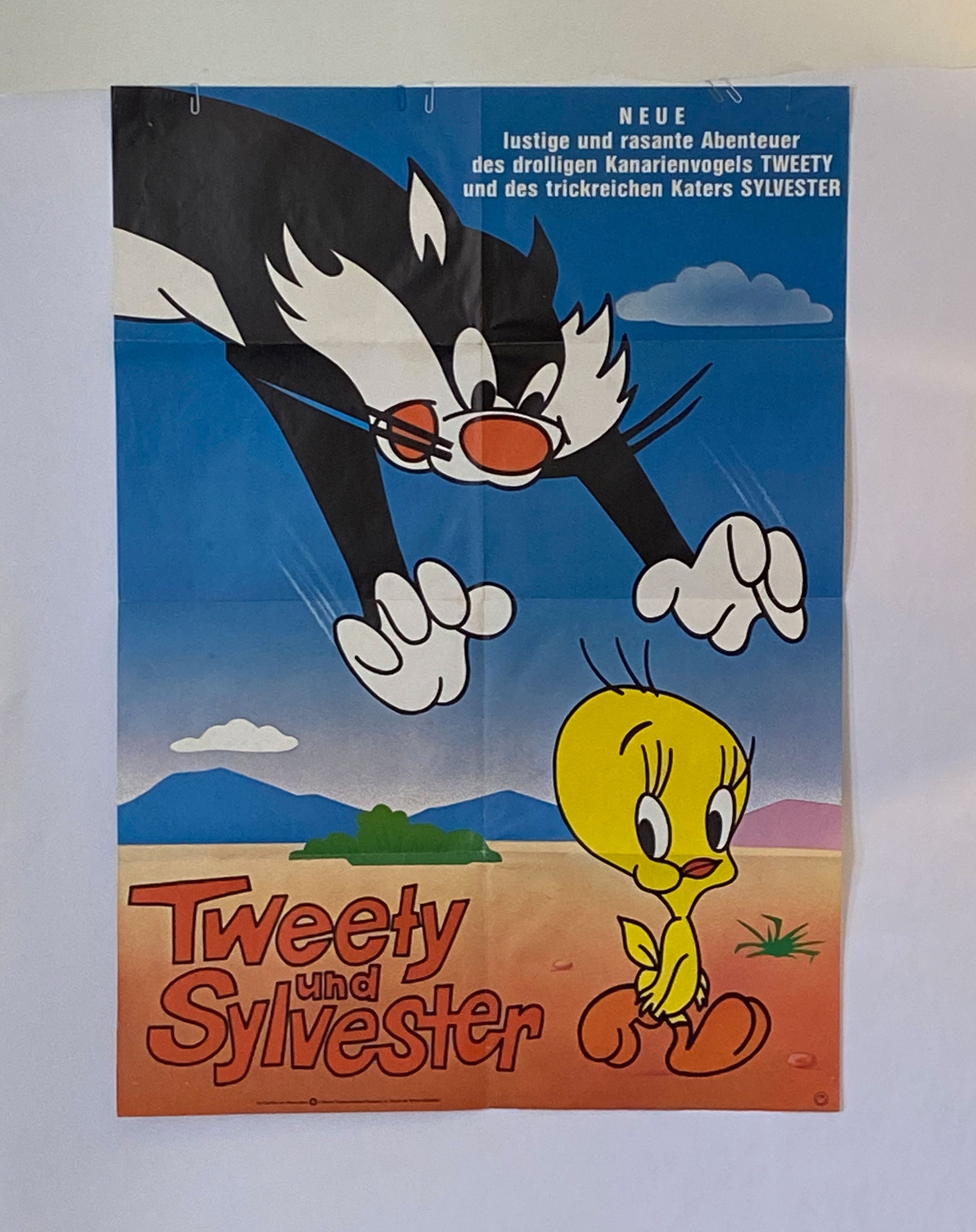 German Sylvester and Tweety, “sylvester Und Tweety” 1976 Looney