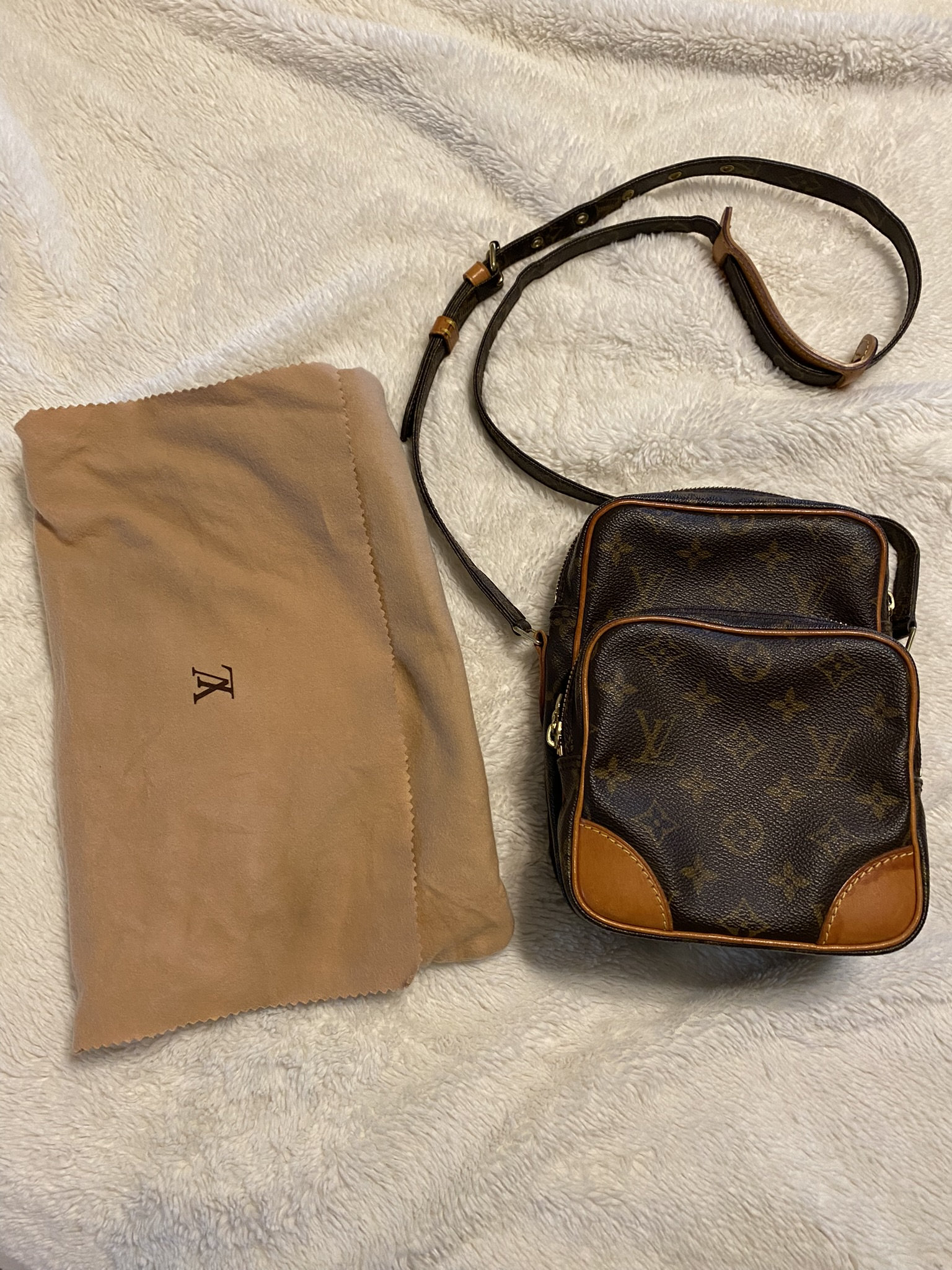 Marelle vintage leather backpack Louis Vuitton Brown in Leather - 29407851
