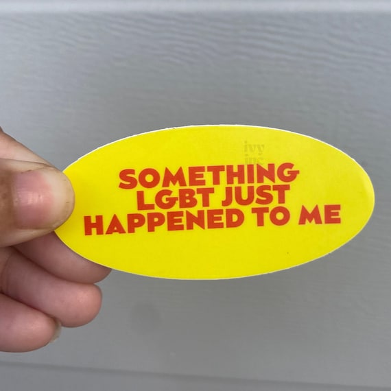 Gay Pride Sticker, Queer Laptop Sticker, Funny LGBTQ Sticker, Water Bottle Vinyl Decal, Sounds Gay I'm In, Meme Sticker