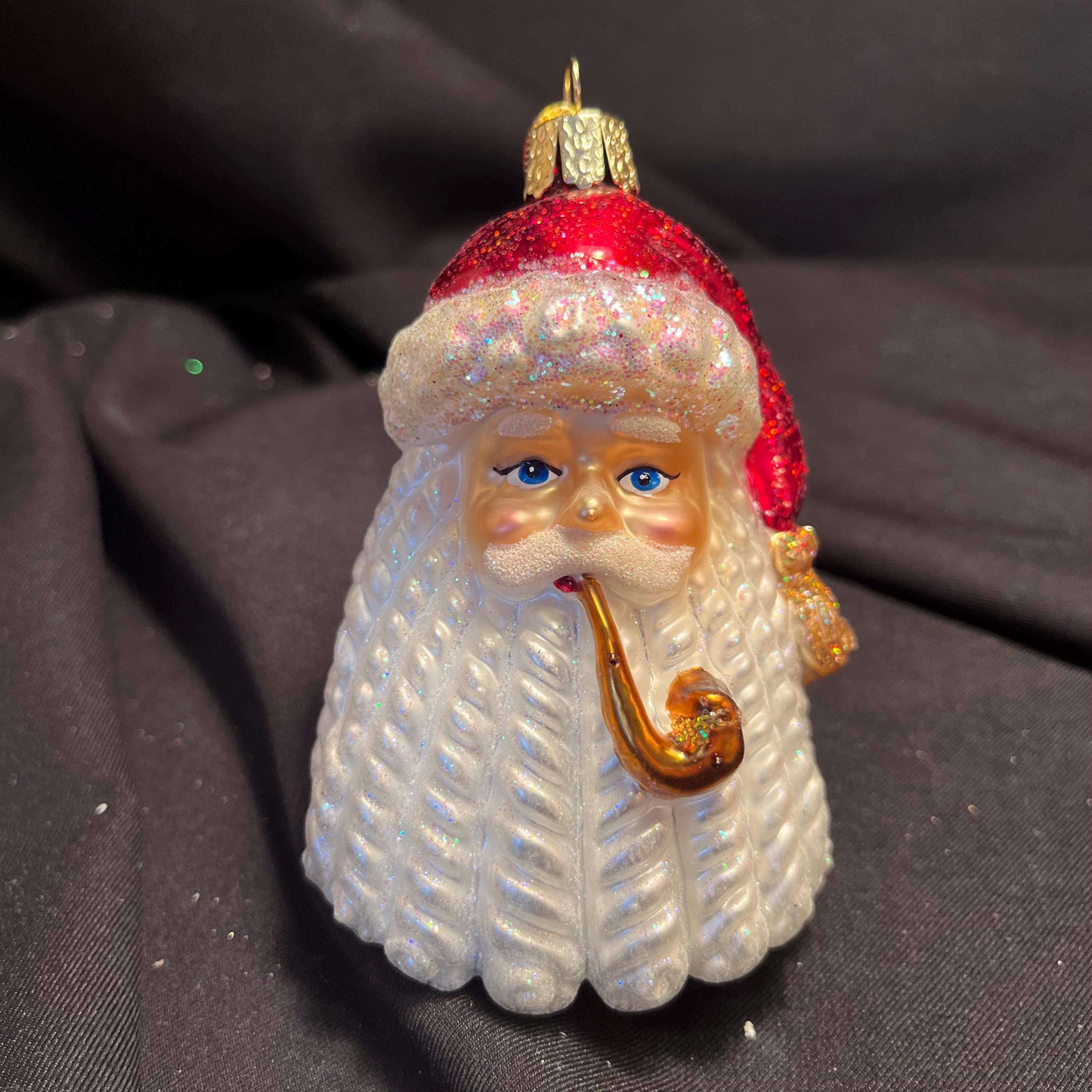 Old World Christmas Blown Glass Santa Claus Christmas Ornament
