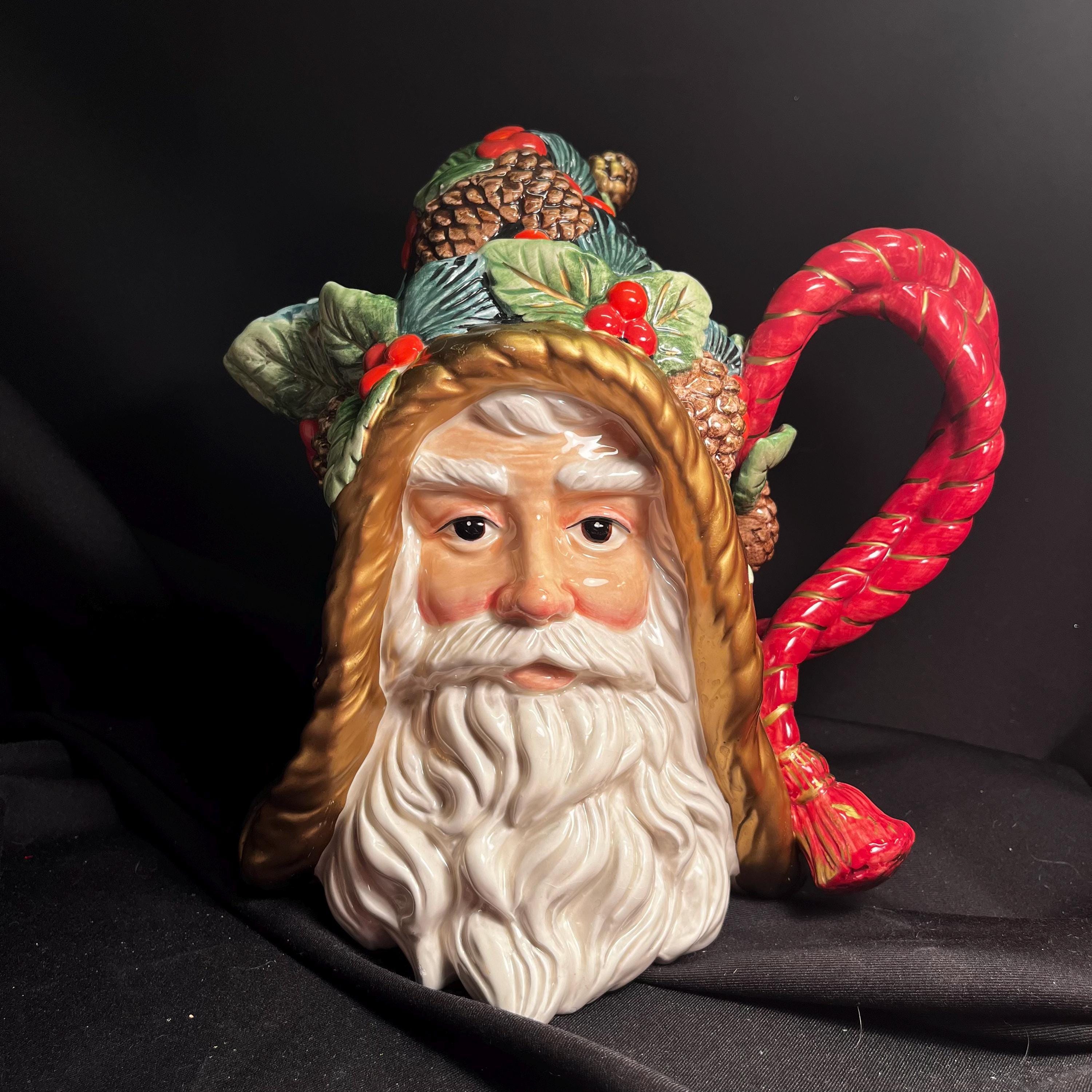 Fitz and Floyd Santa Teapot - Etsy Fitz and Floyd Santa Teapot - Etsy