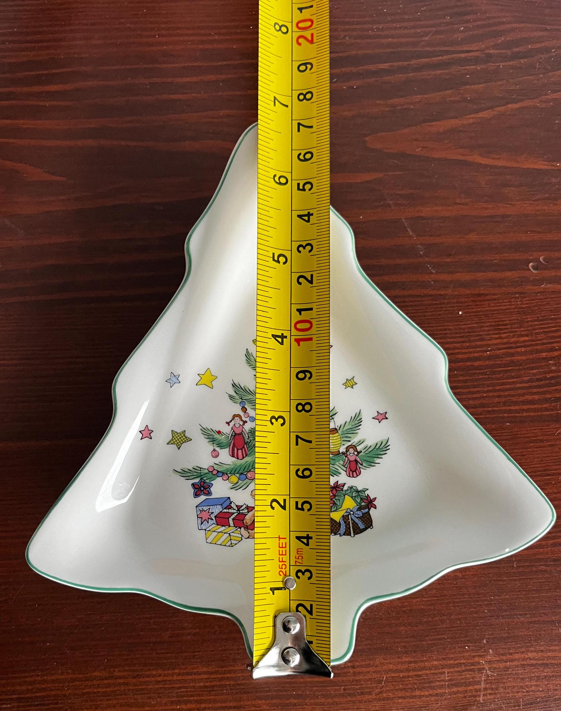 Vintage Nikko Christmastime Candy Dish, Nikko Tree Shaped Dish 