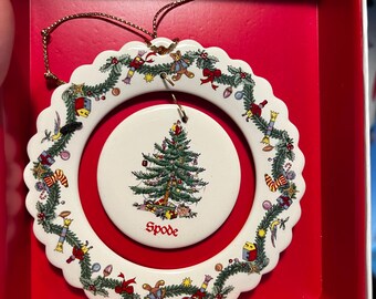 Spode Christmas Tree Collection Tartan Nutcracker With Tree