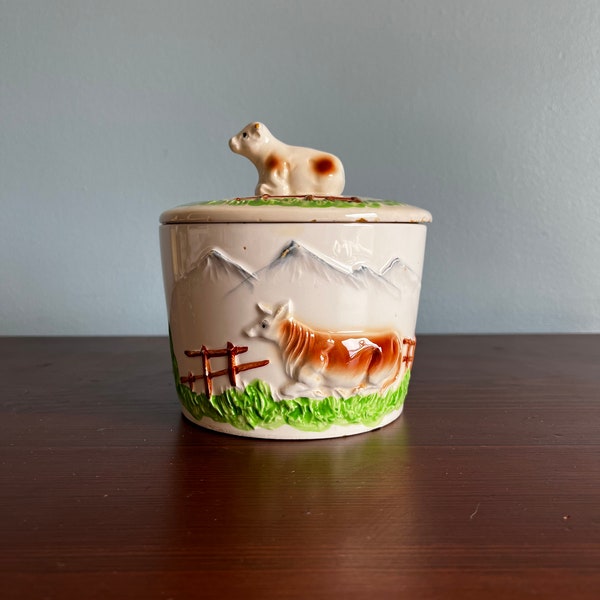 Hand Painted Butter Dish Etsy